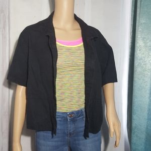 2 Nylon Blend Stretch Neon Tank tops